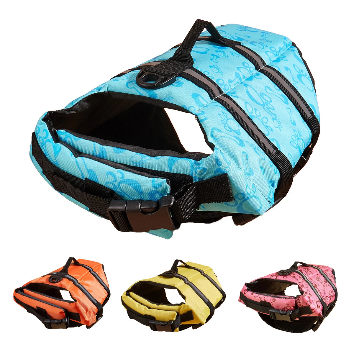 Dog Life Jacket Reflective Adjustable for Summer
