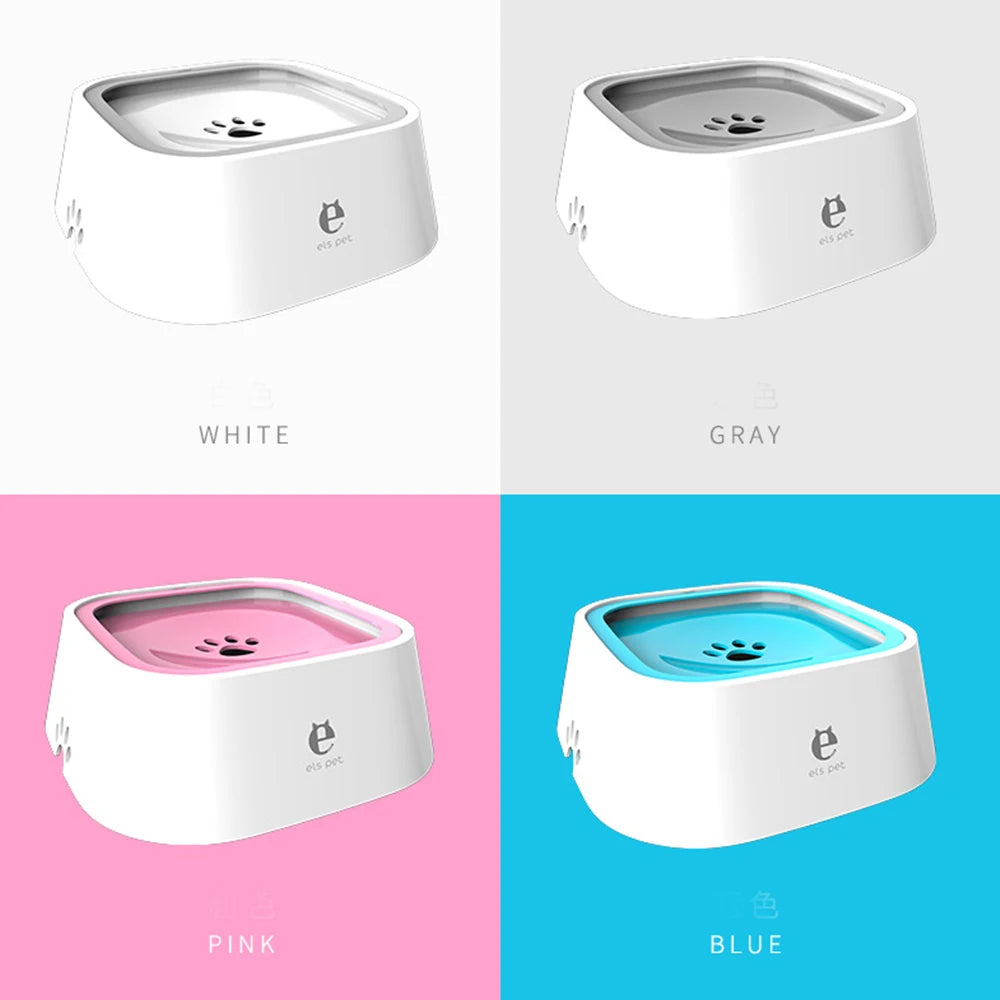 1.5L Pet Plastic Drinking Water Floating Bowl Non-Splashing