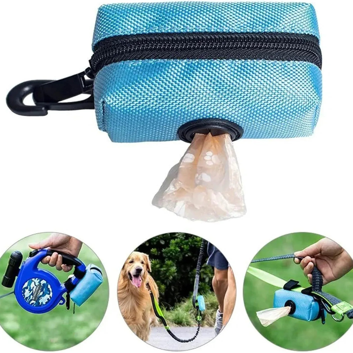 Dog Poops Bags Holder Pet Bags Dispenser