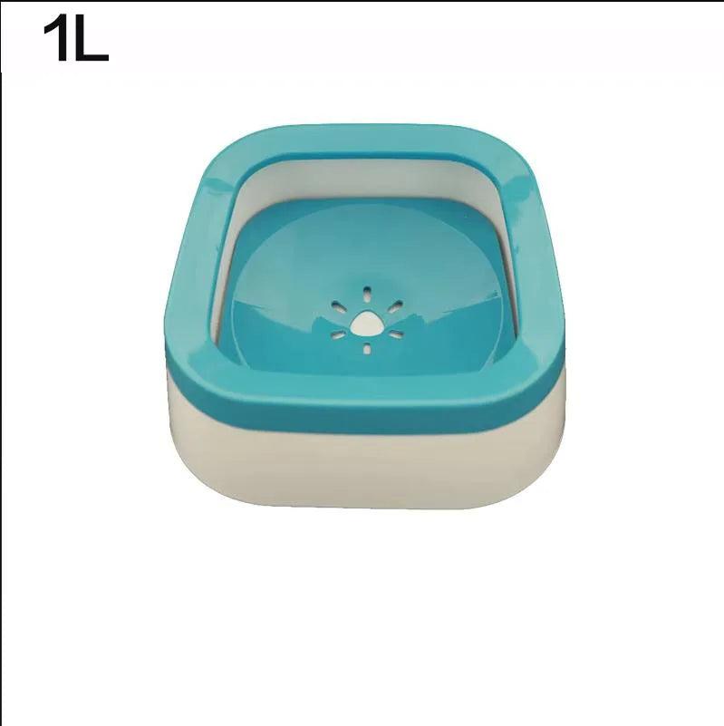 1.5L Pet Plastic Drinking Water Floating Bowl Non-Splashing