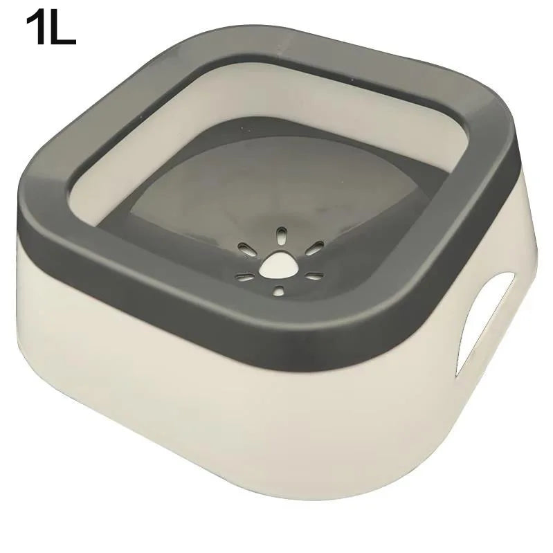 1.5L Pet Plastic Drinking Water Floating Bowl Non-Splashing