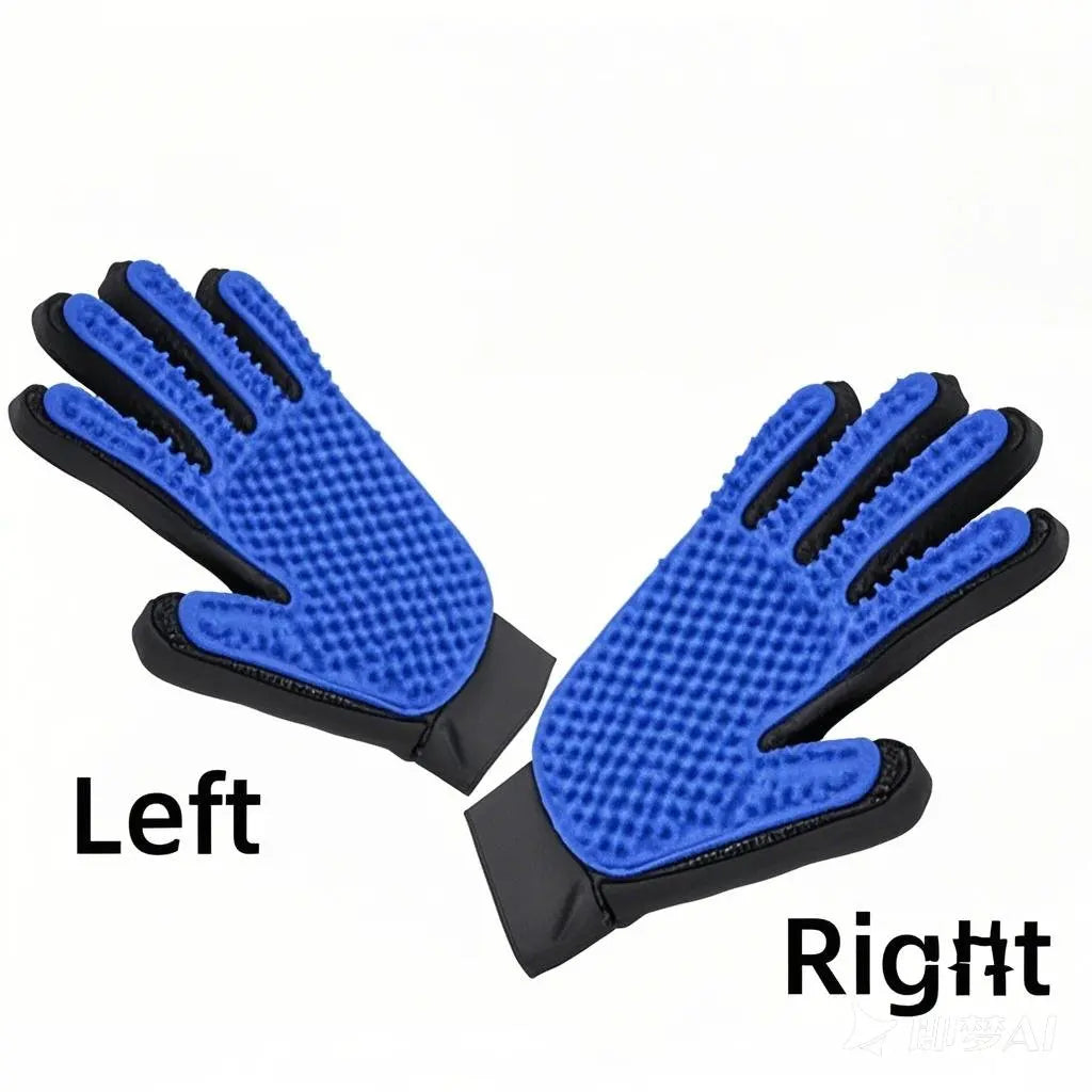 Pet Dog Cat Grooming Cleaning Glove Deshedding Hair Remover Massage Brush Animal Supplies Cat Accessoies