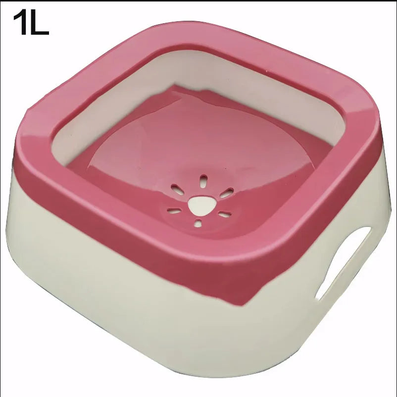 1.5L Pet Plastic Drinking Water Floating Bowl Non-Splashing
