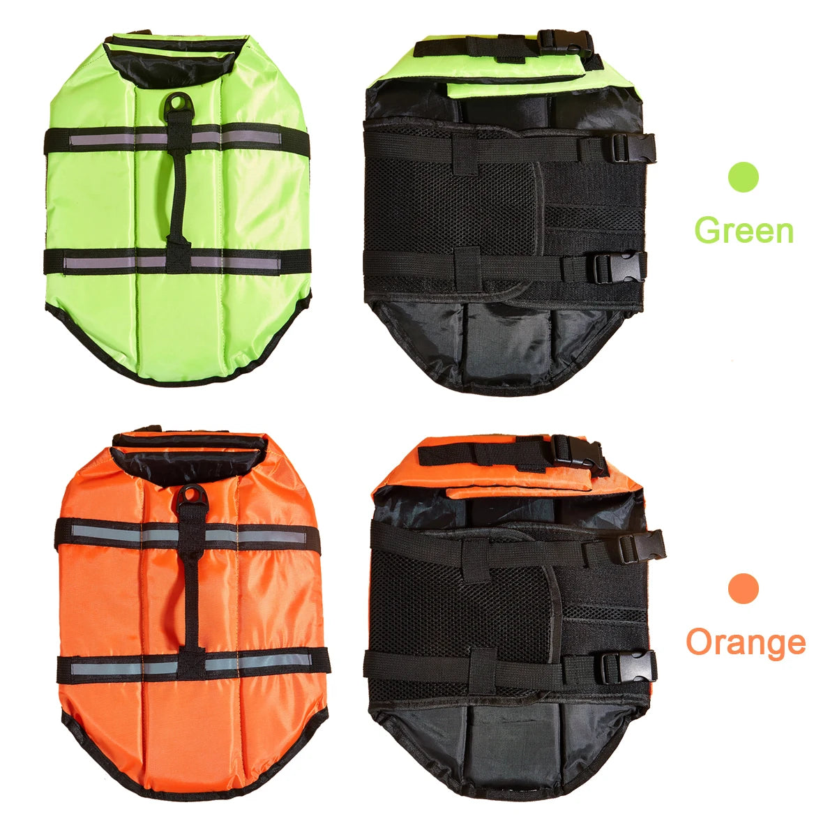 Dog Life Jacket Reflective Adjustable for Summer