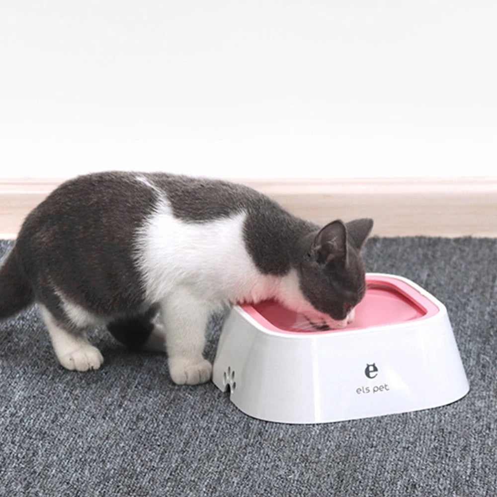 1.5L Pet Plastic Drinking Water Floating Bowl Non-Splashing