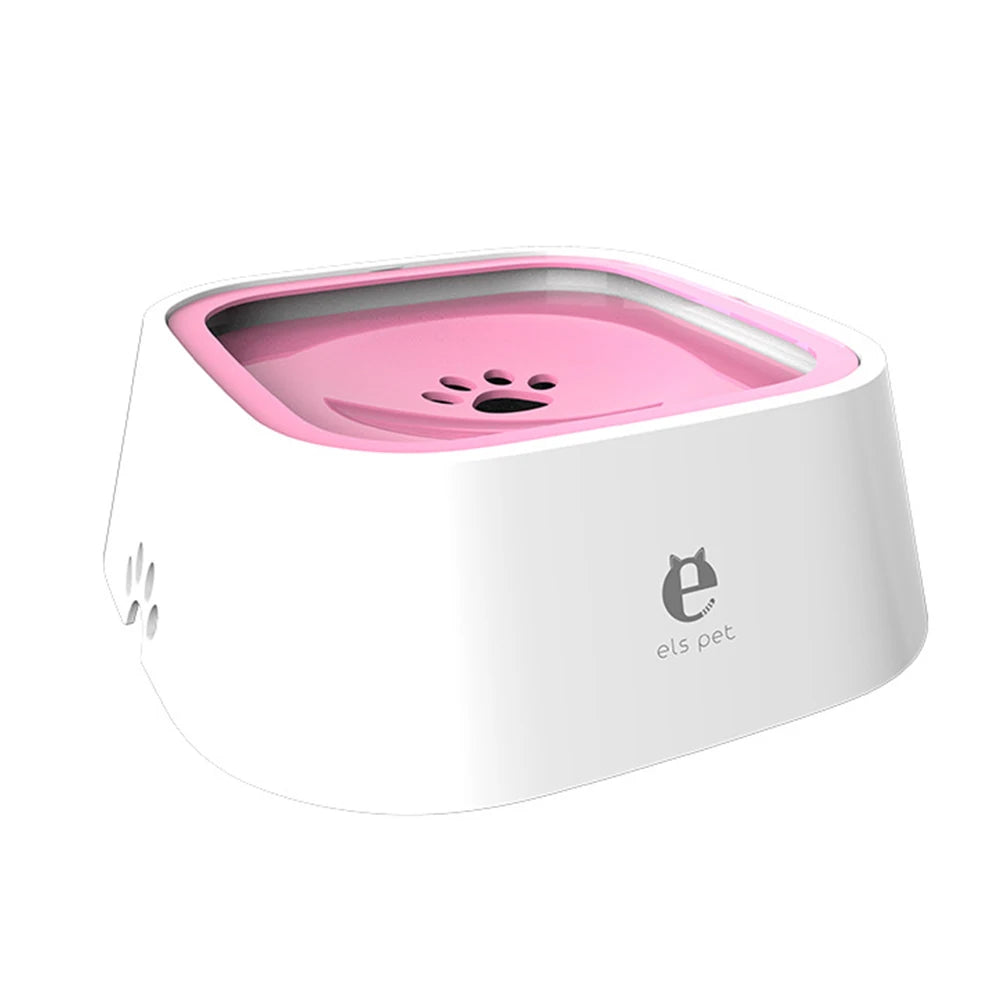 1.5L Pet Plastic Drinking Water Floating Bowl Non-Splashing