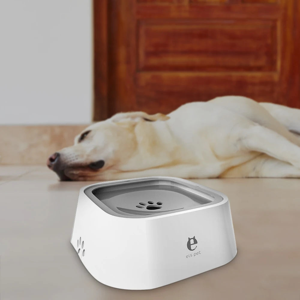 1.5L Pet Plastic Drinking Water Floating Bowl Non-Splashing