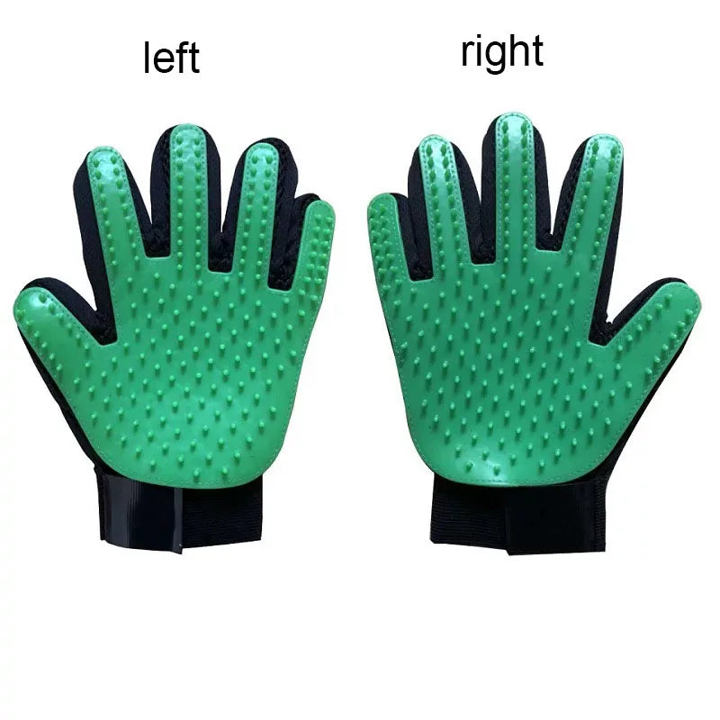Pet Dog Cat Grooming Cleaning Glove Deshedding Hair Remover Massage Brush Animal Supplies Cat Accessoies