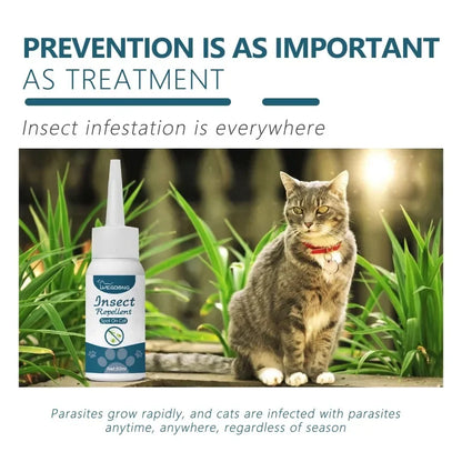 Anti Flea Tick agent for dogs and cats, cleaning agent for lice and ticks. 50ml