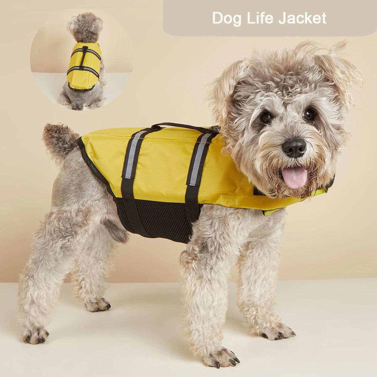 Dog Life Jacket Reflective Adjustable for Summer 