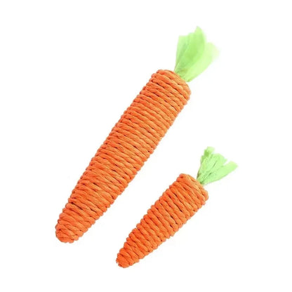 Cat Toys Self-Entertainment Carrot Teething and Cat Teasing Sticks
