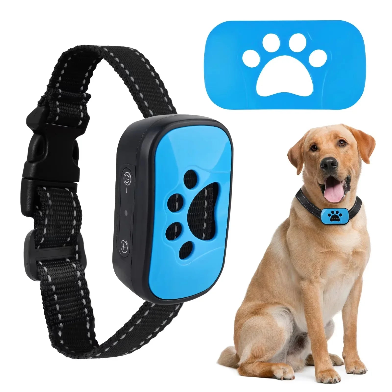 Pet Dog anti Barking Device USB Rechargeable, no pain ultrasonic vibration for dogs training