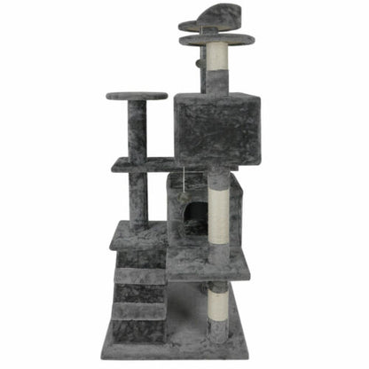 Cat Tree Tower 55" STURDY Activity Center Large Playing House