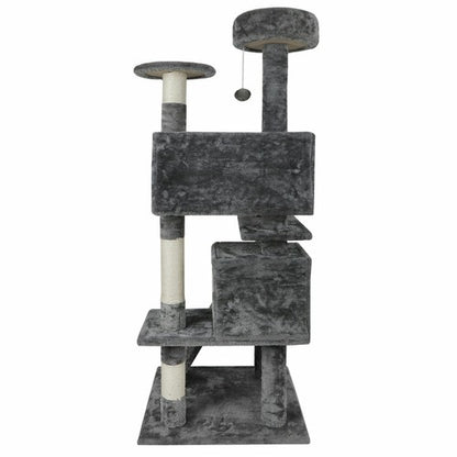 Cat Tree Tower 55" STURDY Activity Center Large Playing House